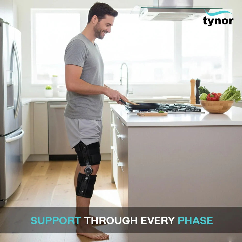 Tynor ROM Knee Brace 18" D10 | Range of Motion Controlled Knee Brace