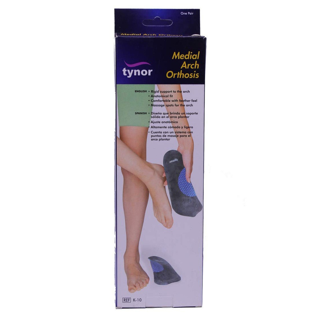 Tynor Medial Arch Support Inserts K10 | Arch Support Pair