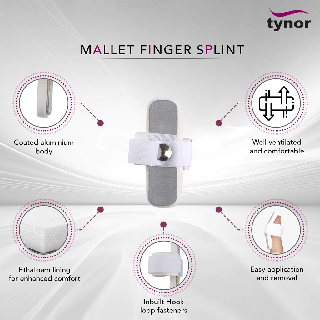 Tynor Mallet Finger Splint F05 | Finger Support