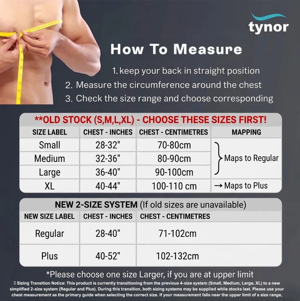 Tynor Rib Belt A09 | Chest & Rib Fracture Support Australia