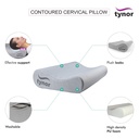 Tynor Contoured Cervical Pillow B19 | Twin Height Orthopaedic Pillow