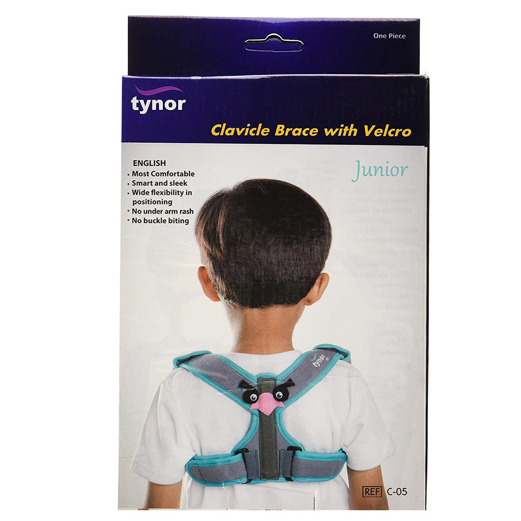 Tynor Clavicle Brace With Fastening Tape Child C05 | Ergonomic Clavicle Alignment Support