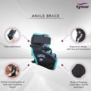 Tynor Ankle Brace D02 Child | 4-Pronged Lace-Pull Ankle Immobilisation