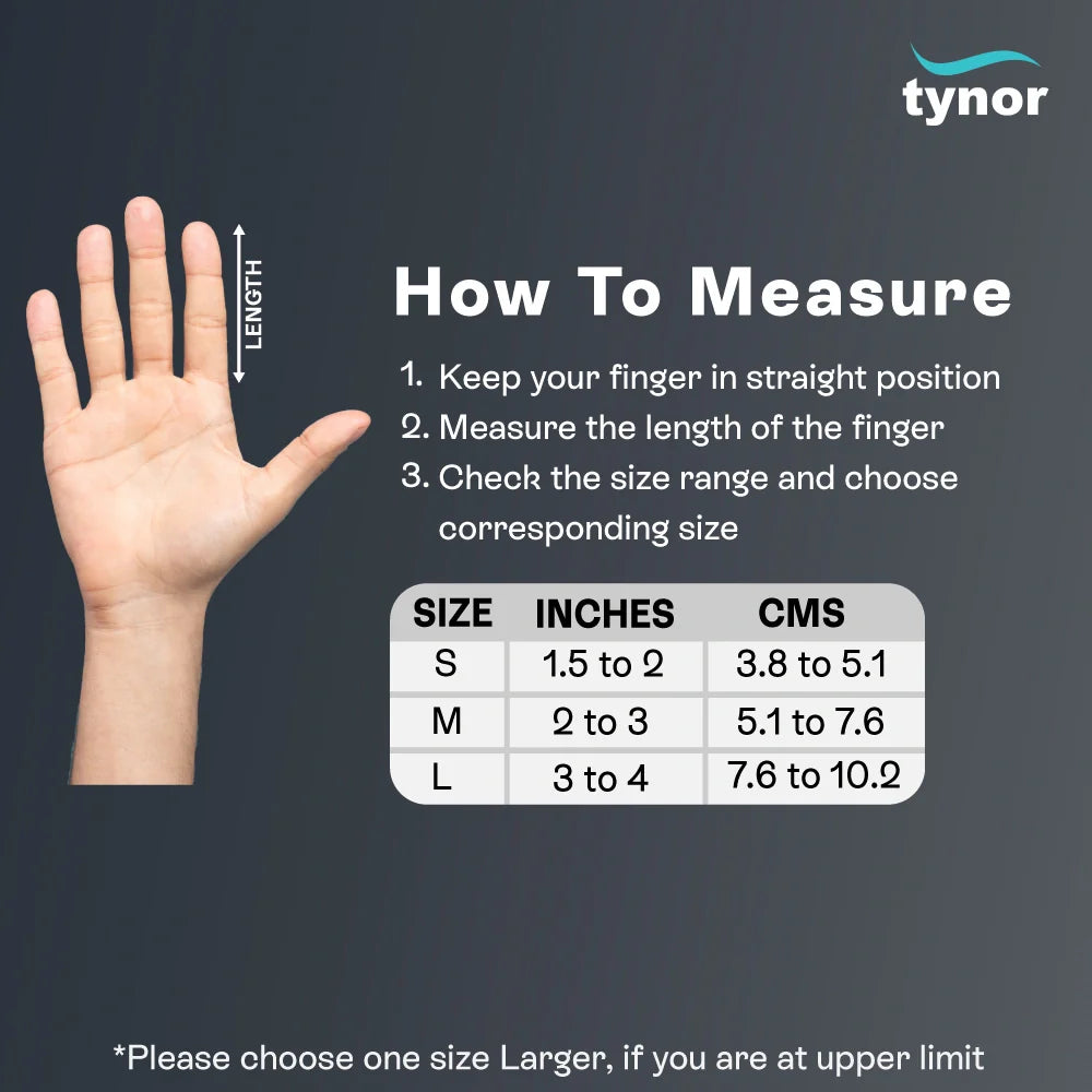 Tynor Frog Splint F04 | Frog Design Aluminium Finger Splint