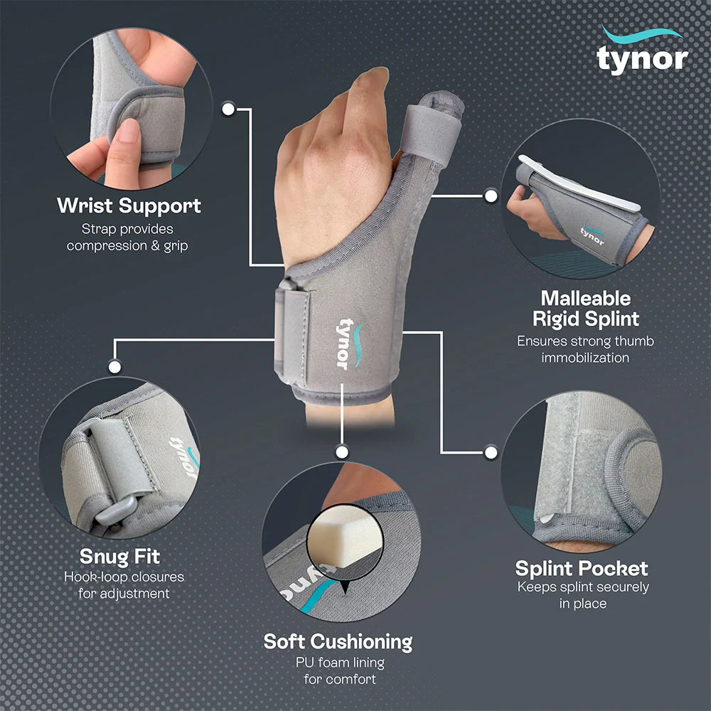 Tynor Thumb Spica Splint F06 | Thumb & Wrist Support