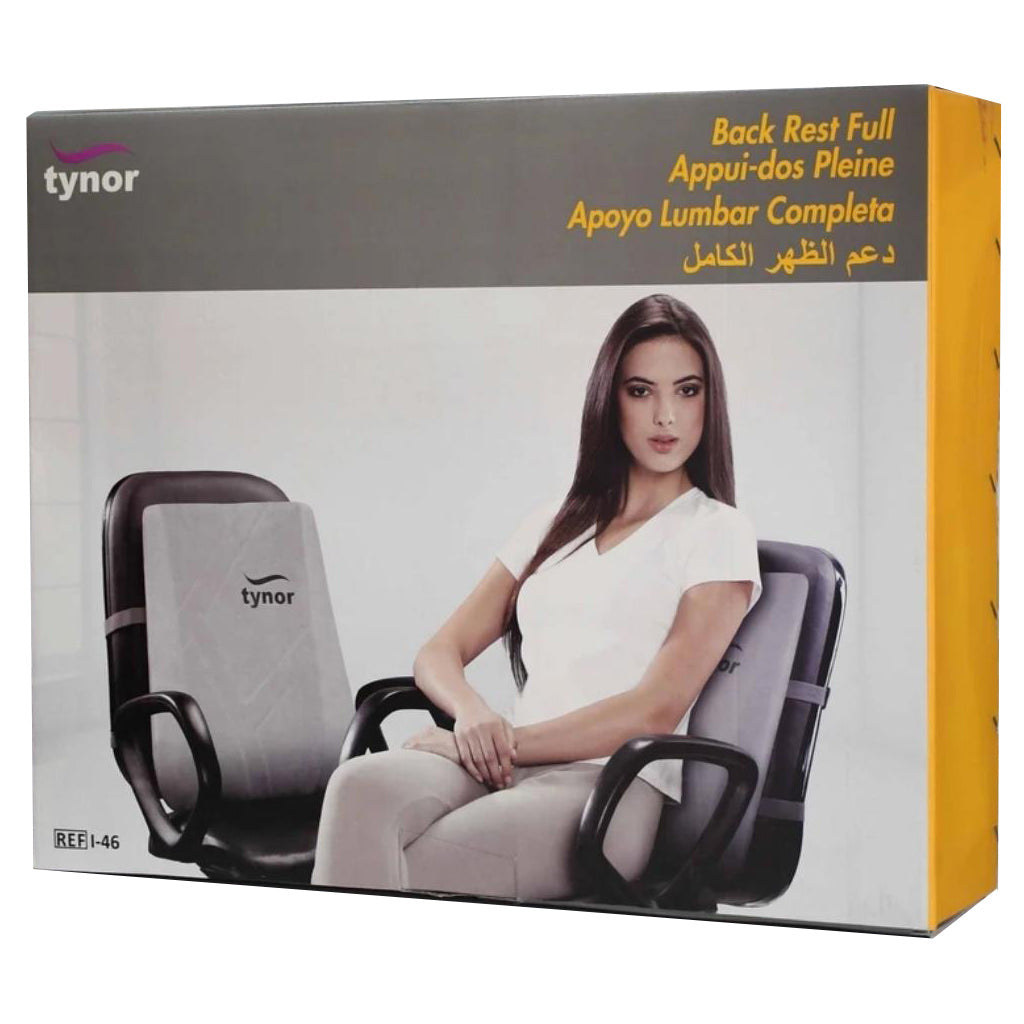 Tynor Back Rest Full I46 | Ergonomic Full Back Support Cushion