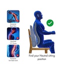Tynor Back Rest Full I46 | Ergonomic Full Back Support Cushion