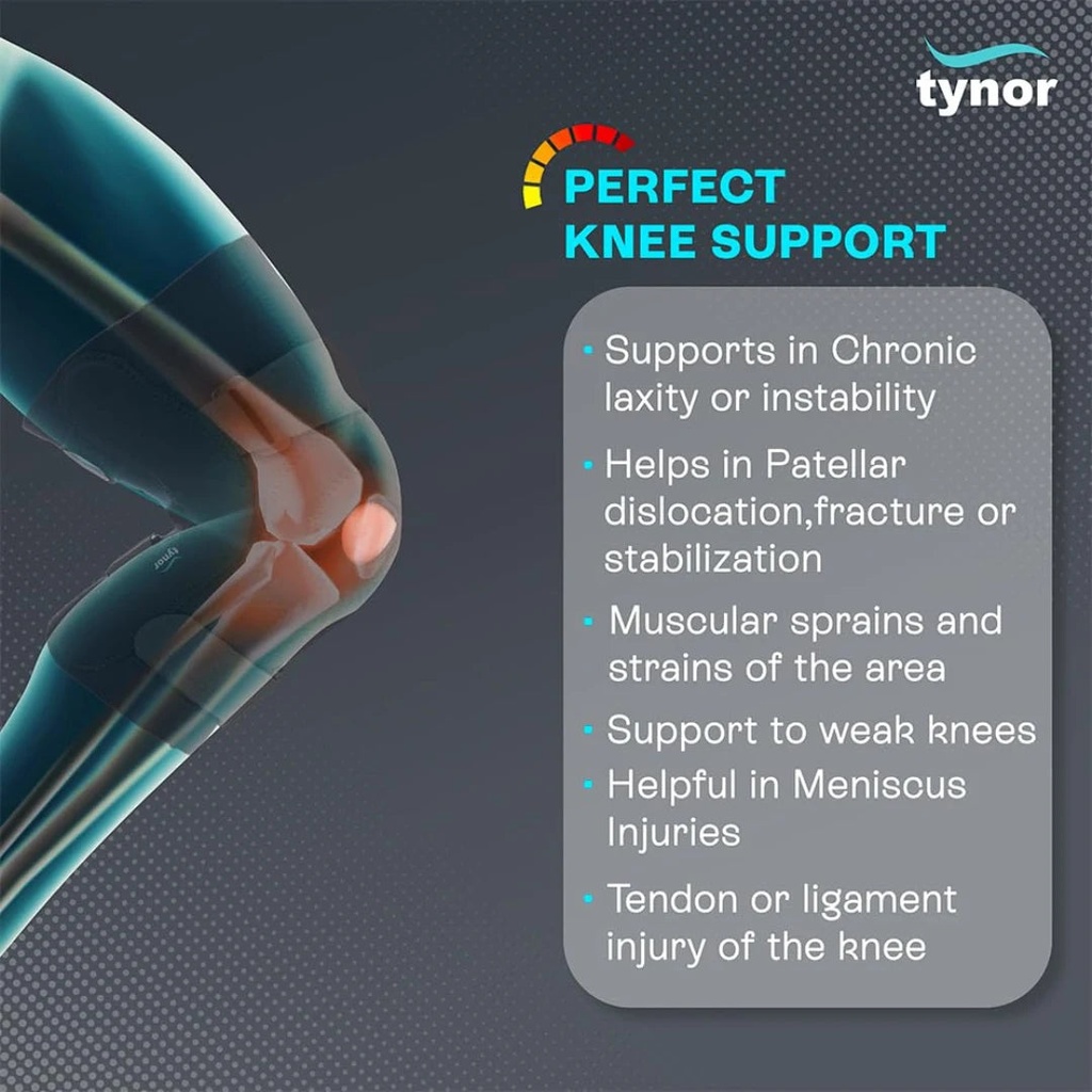 Tynor Hinged Knee Wrap J15 | Neoprene Support