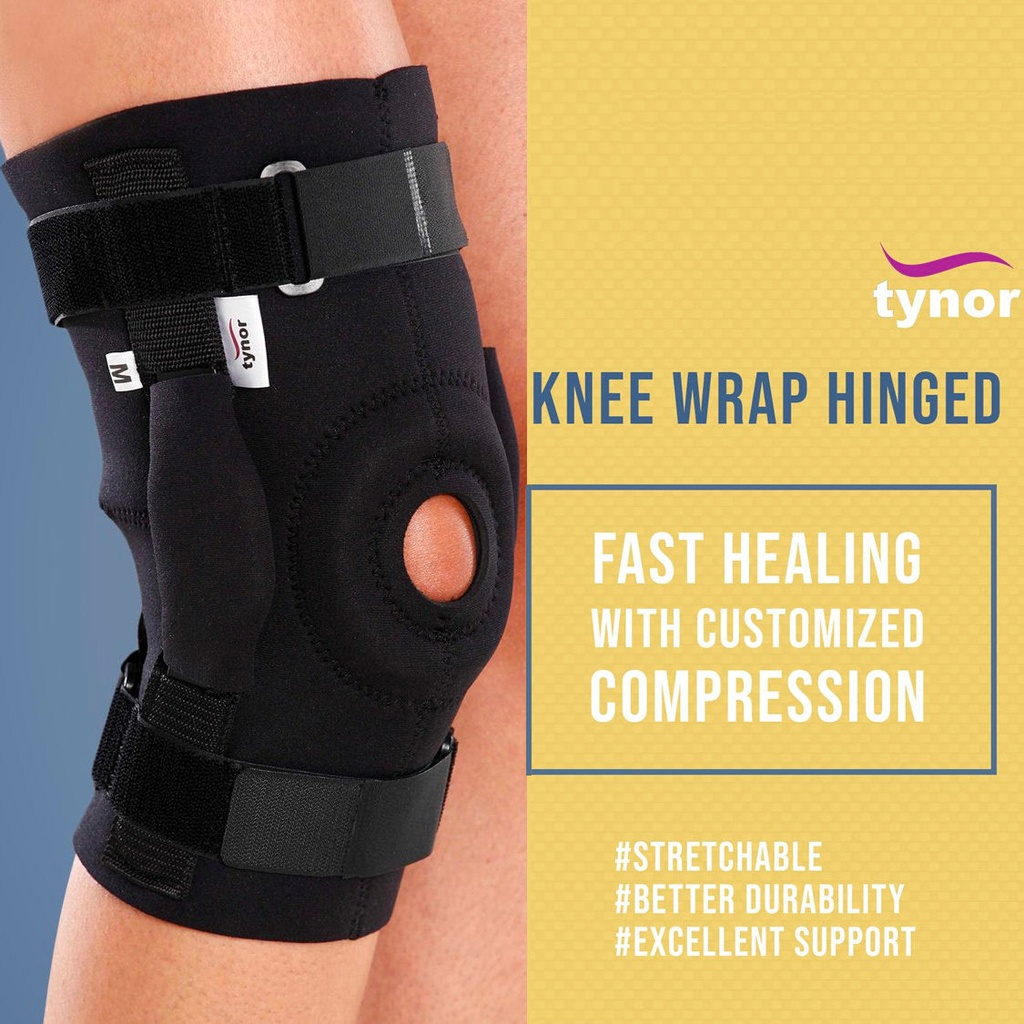 Tynor Hinged Knee Wrap J15 | Neoprene Support