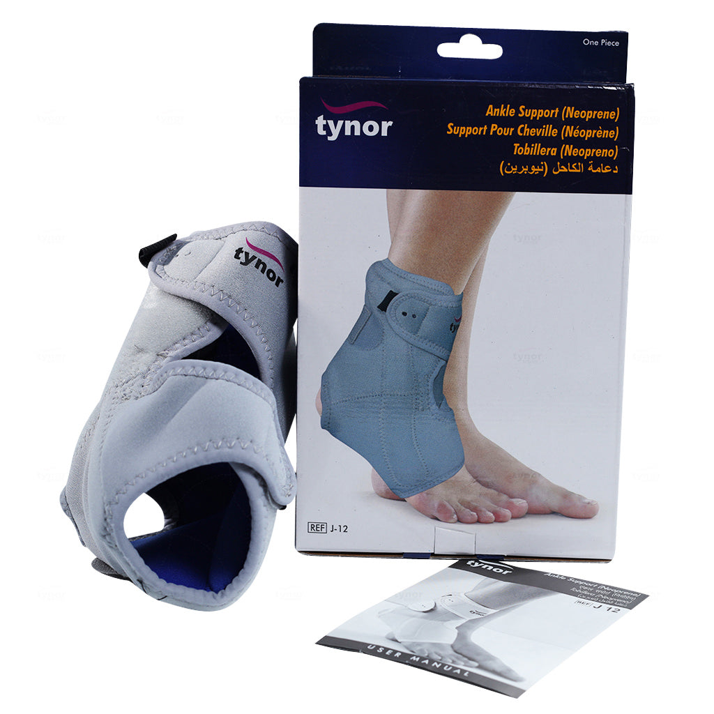 Tynor Ankle Support Neoprene J12 | Heat Retention Neoprene Ankle Brace