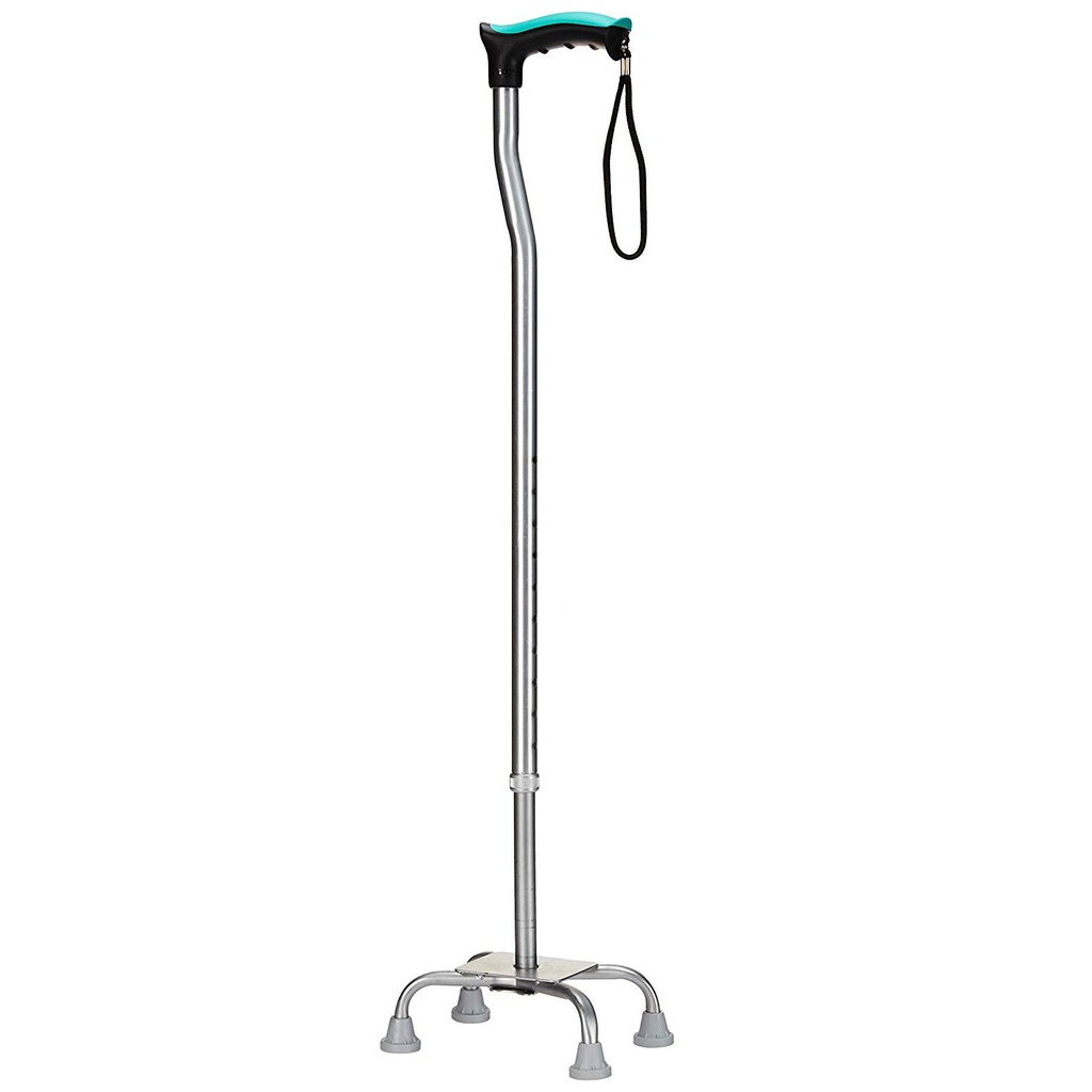 Tynor Walking Stick Quadripod L12 | 4-Point Aluminium Balance Walking Stick
