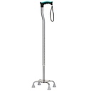 Tynor Walking Stick Quadripod L12 | 4-Point Aluminium Balance Walking Stick