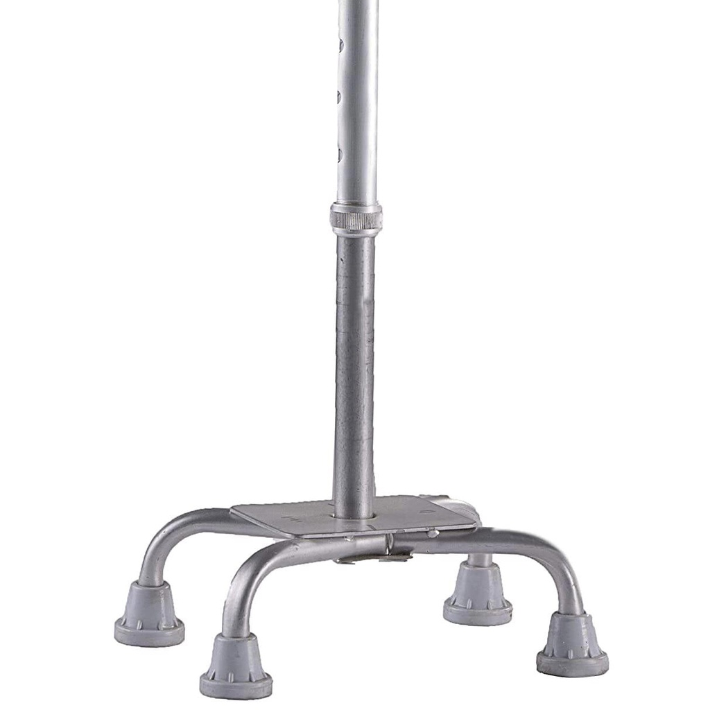 Tynor Walking Stick Quadripod L12 | 4-Point Aluminium Balance Walking Stick