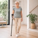 Tynor Elbow Crutch Adjustable L13 | Aluminium Forearm Crutch