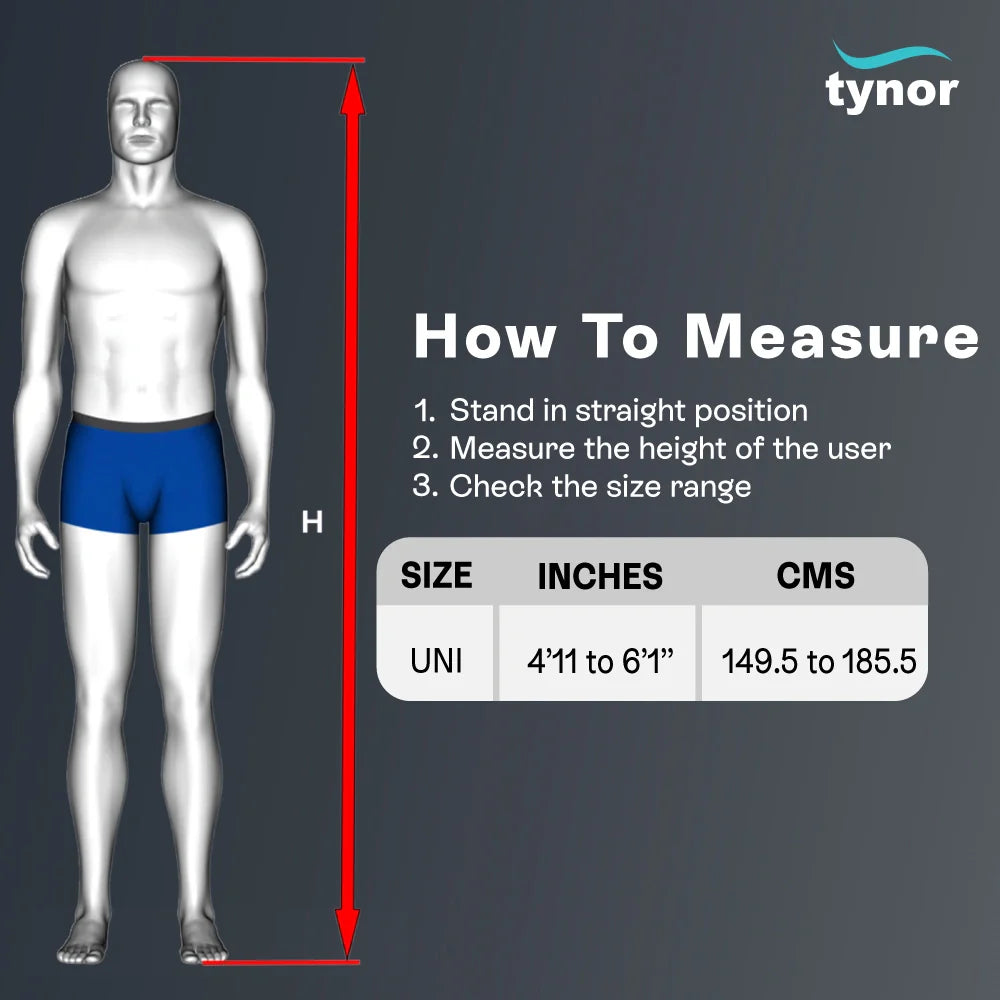 Tynor Elbow Crutch Adjustable L13 | Aluminium Forearm Crutch