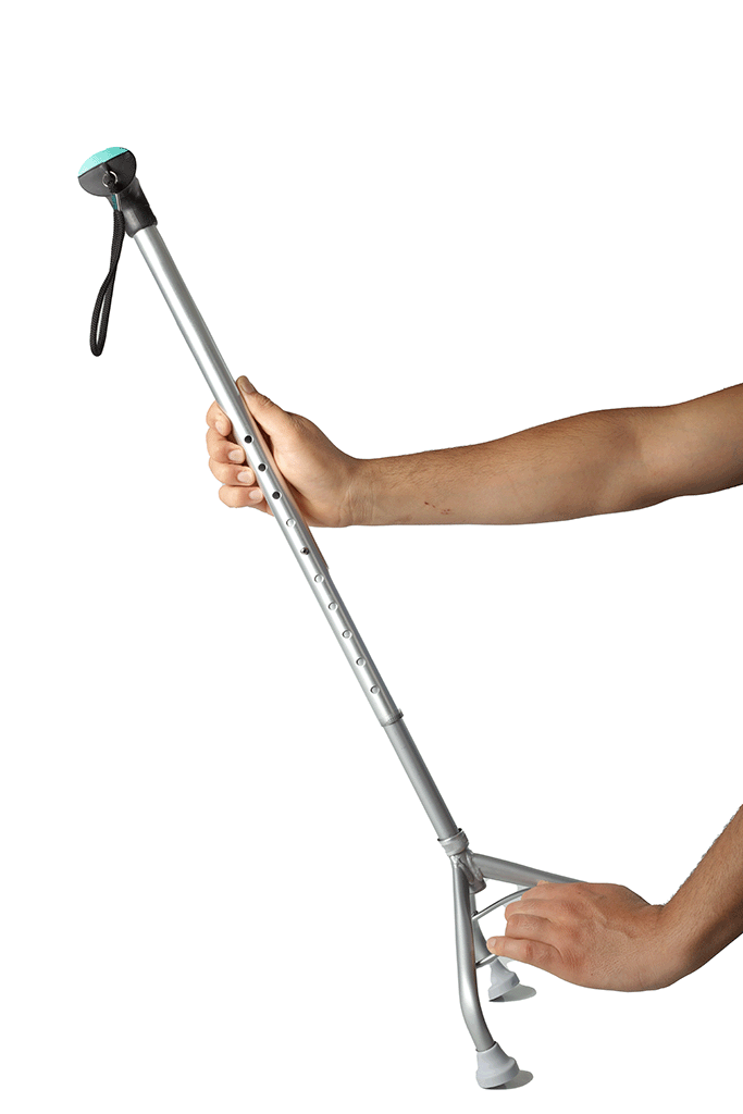 Tynor Tripod Walking Stick L32 | Soft Top Handle