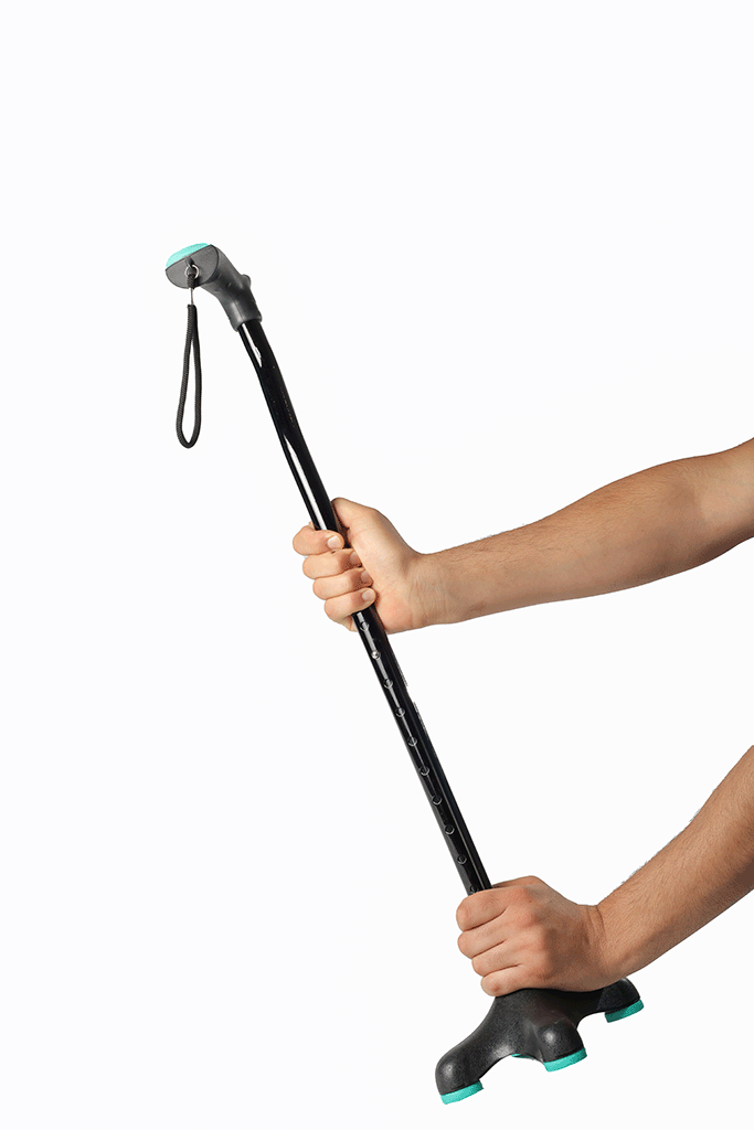 Tynor Quadra Walking Stick L36 | Soft Top Handle