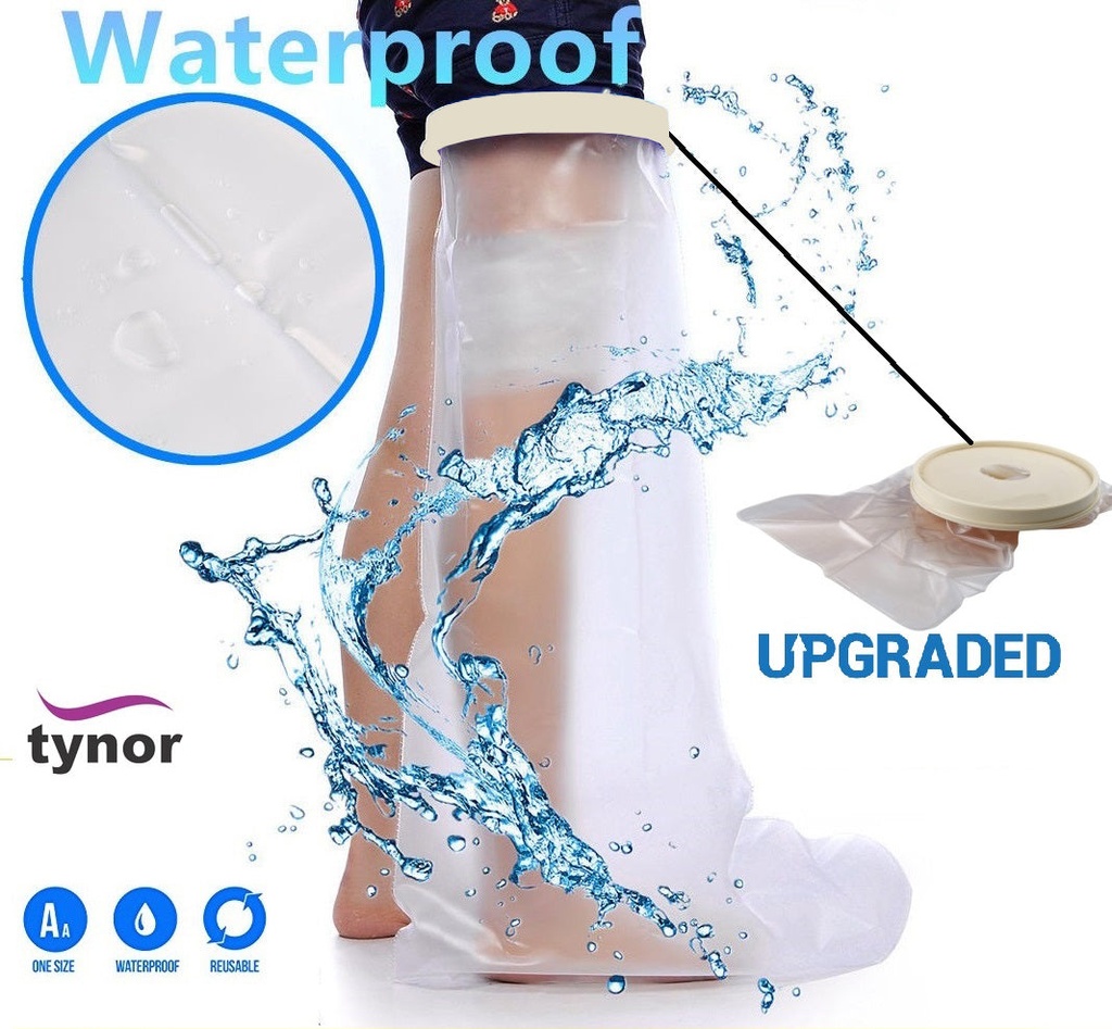 Tynor Cast Cover Leg Above Knee C16 | Waterproof Full Leg Cast Protector