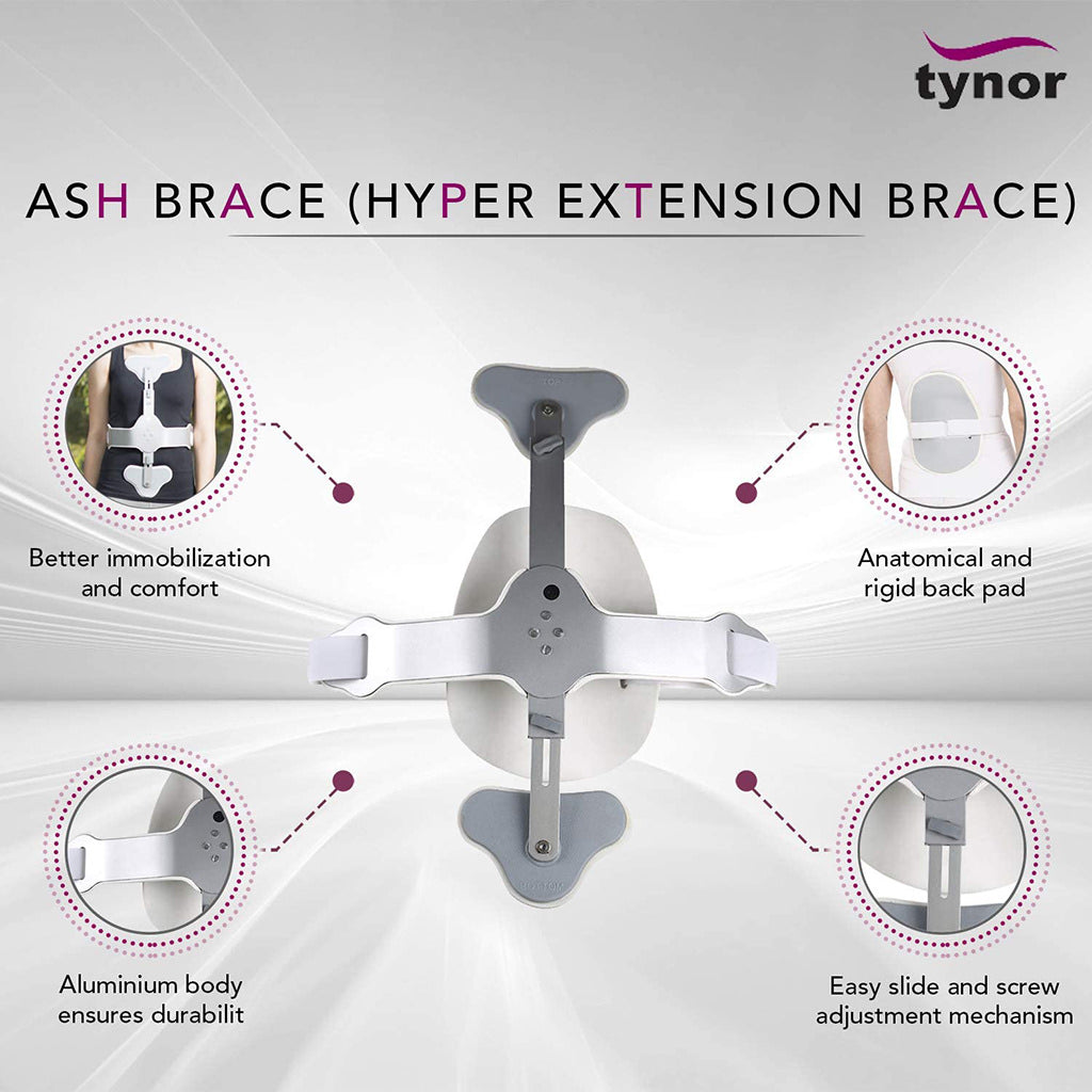 Tynor Ash Brace Hyper Extension A12 | Spinal Hyperextension Support