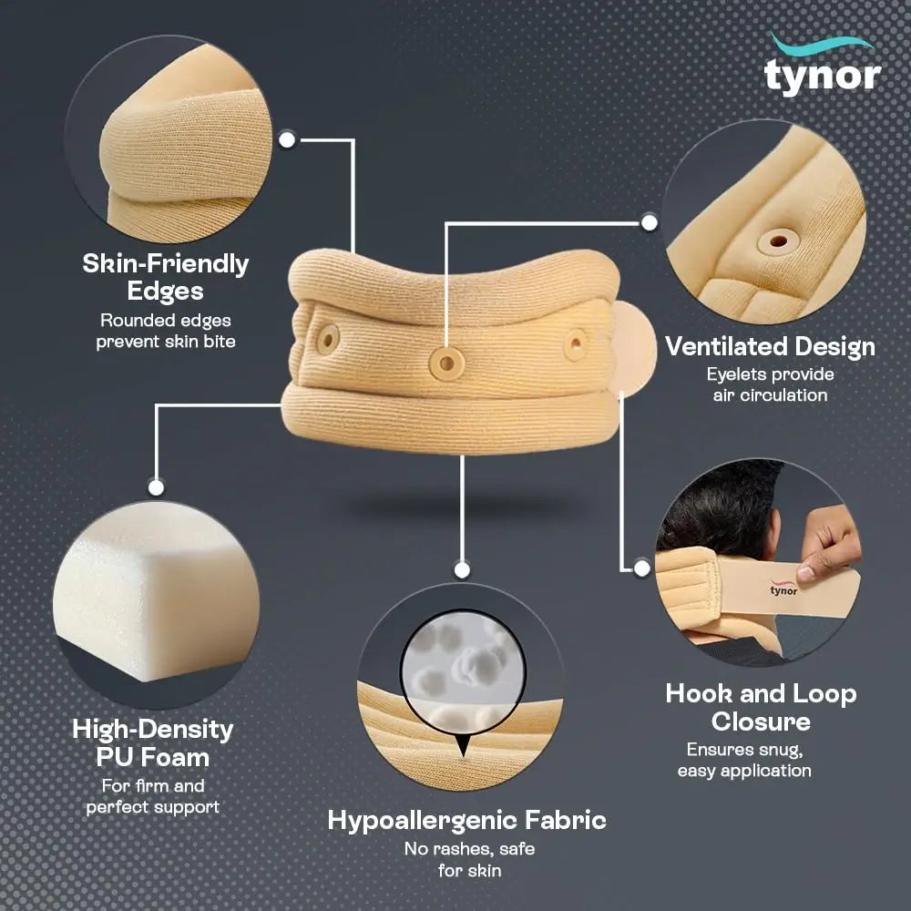 Tynor Cervical Collar Soft B02 | Neck Immobilisation Australia