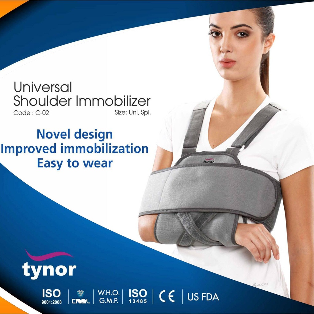 Tynor Universal Shoulder Immobiliser C02 | Shoulder Fracture Support