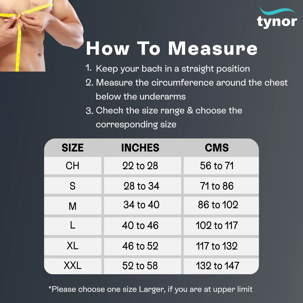 Tynor Clavicle Brace With Fastening Tape C05 | Ergonomic Clavicle Alignment Support
