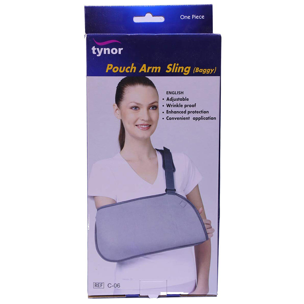 Tynor Pouch Arm Sling Baggy C06 | Heavy Cast Arm Immobilisation Sling