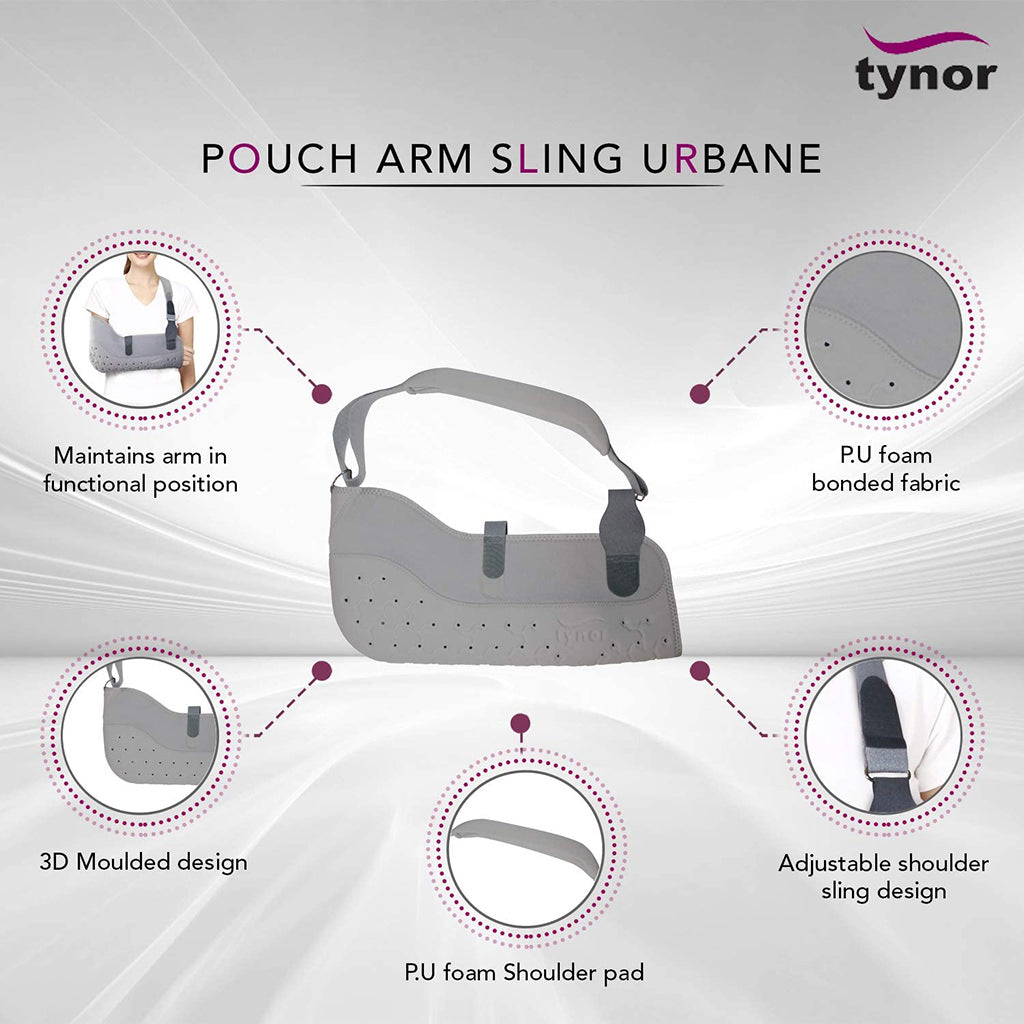Tynor Pouch Arm Sling Urbane C21 | Arm & Shoulder Support