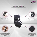 Tynor Ankle Brace D02 | 4-Pronged Lace-Pull Ankle Immobilisation