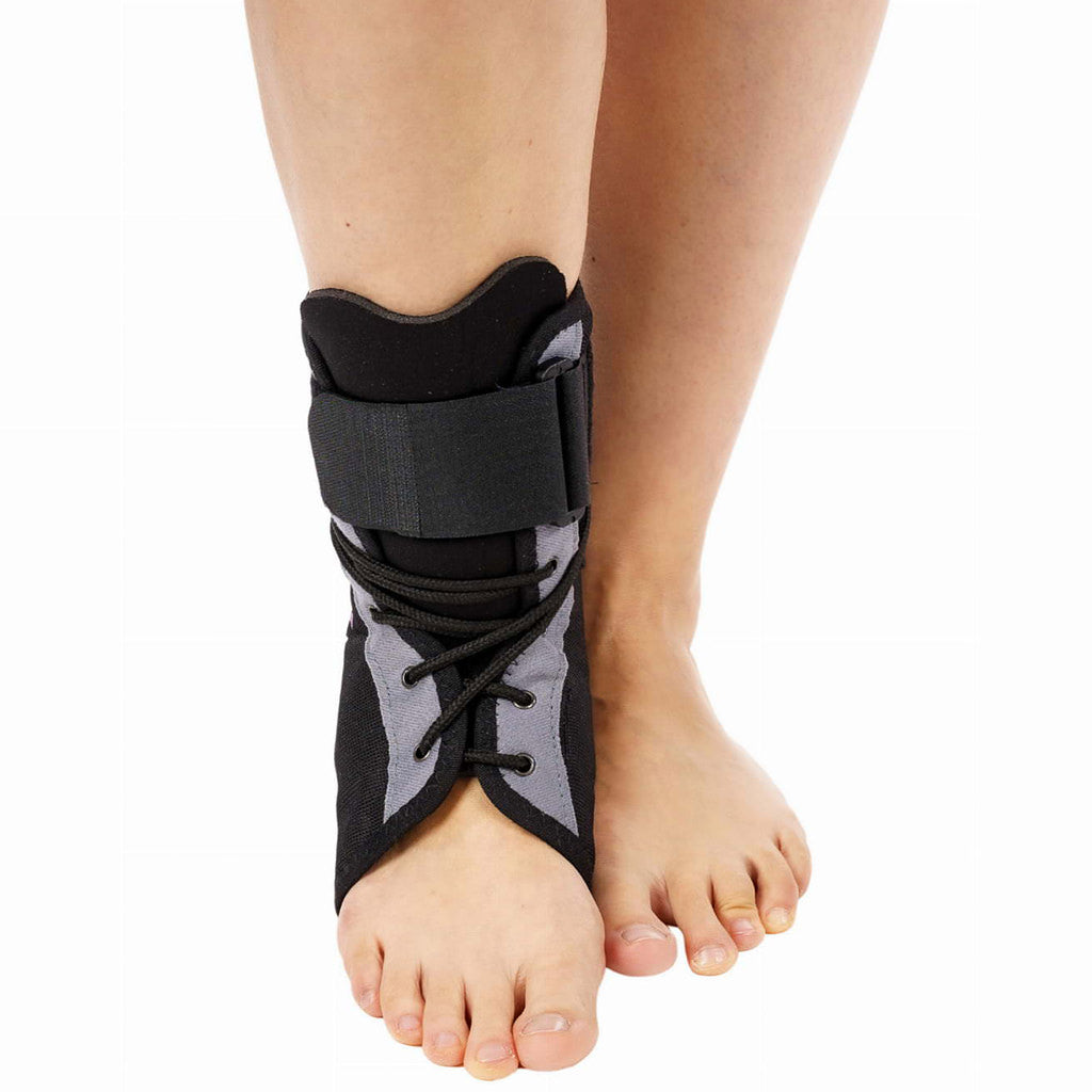Tynor Ankle Brace D02 | 4-Pronged Lace-Pull Ankle Immobilisation
