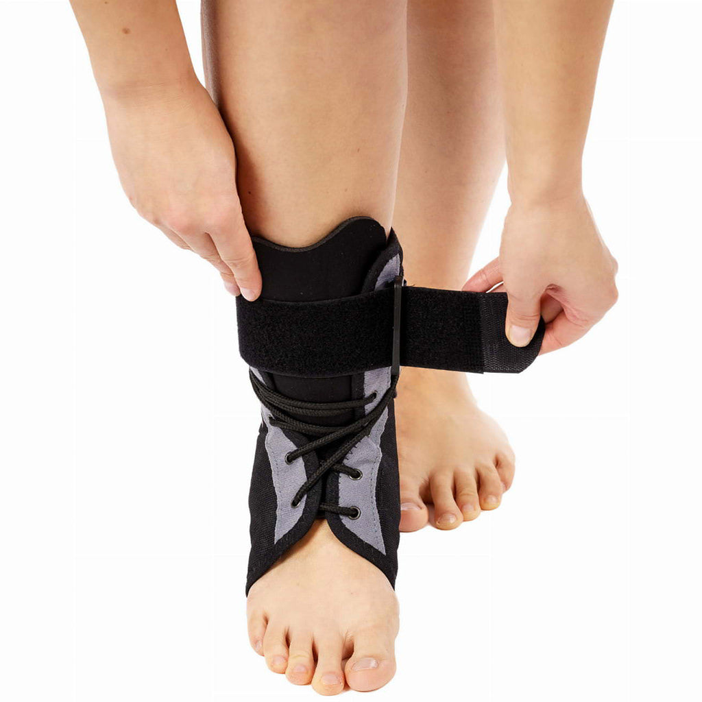 Tynor Ankle Brace D02 | 4-Pronged Lace-Pull Ankle Immobilisation