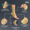 Tynor Anklet D03 | Anatomic Breathable Ankle Compression Sleeve