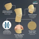 Tynor Knee Cap Pair D04 | Breathable Knee Compression Sleeve