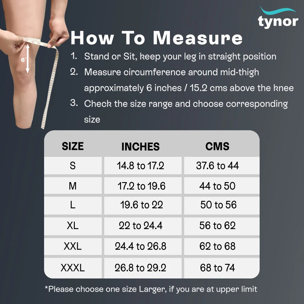Tynor Knee Cap Pair D04 | Breathable Knee Compression Sleeve