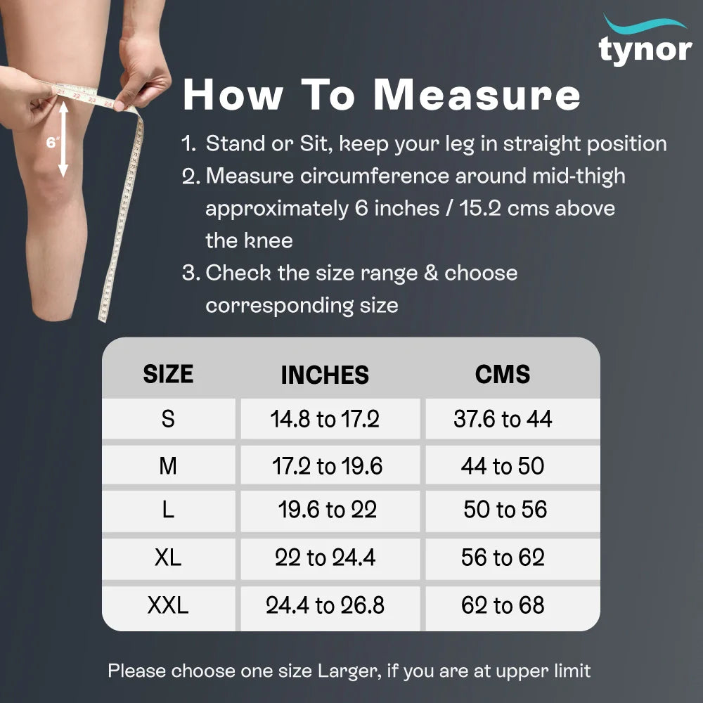 Tynor Knee Cap Open Patella D05 | Open Patella Knee Compression Sleeve
