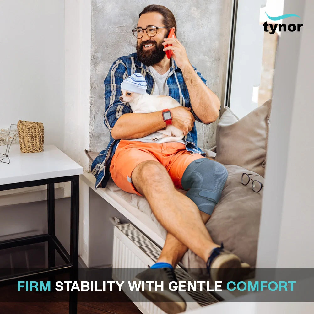 Tynor Knee Cap with Rigid Hinge D06 | Hinged Lateral Stability Knee Brace