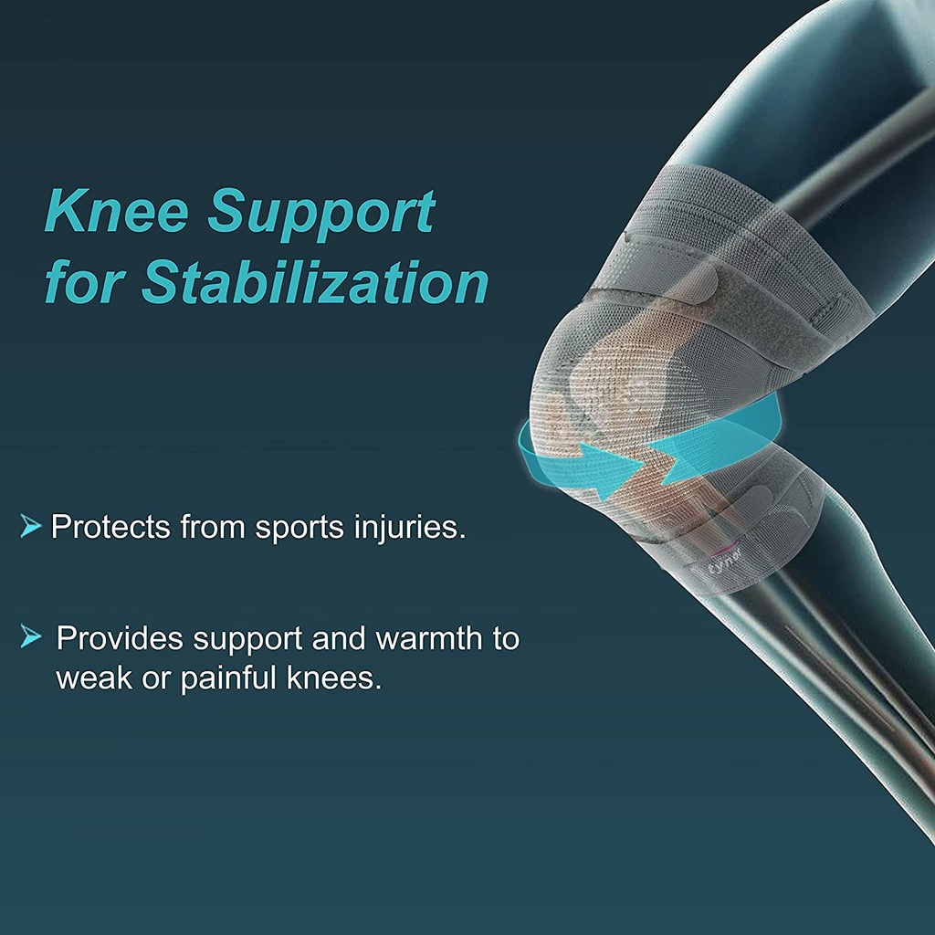 Tynor Knee Cap with Rigid Hinge D06 | Hinged Lateral Stability Knee Brace