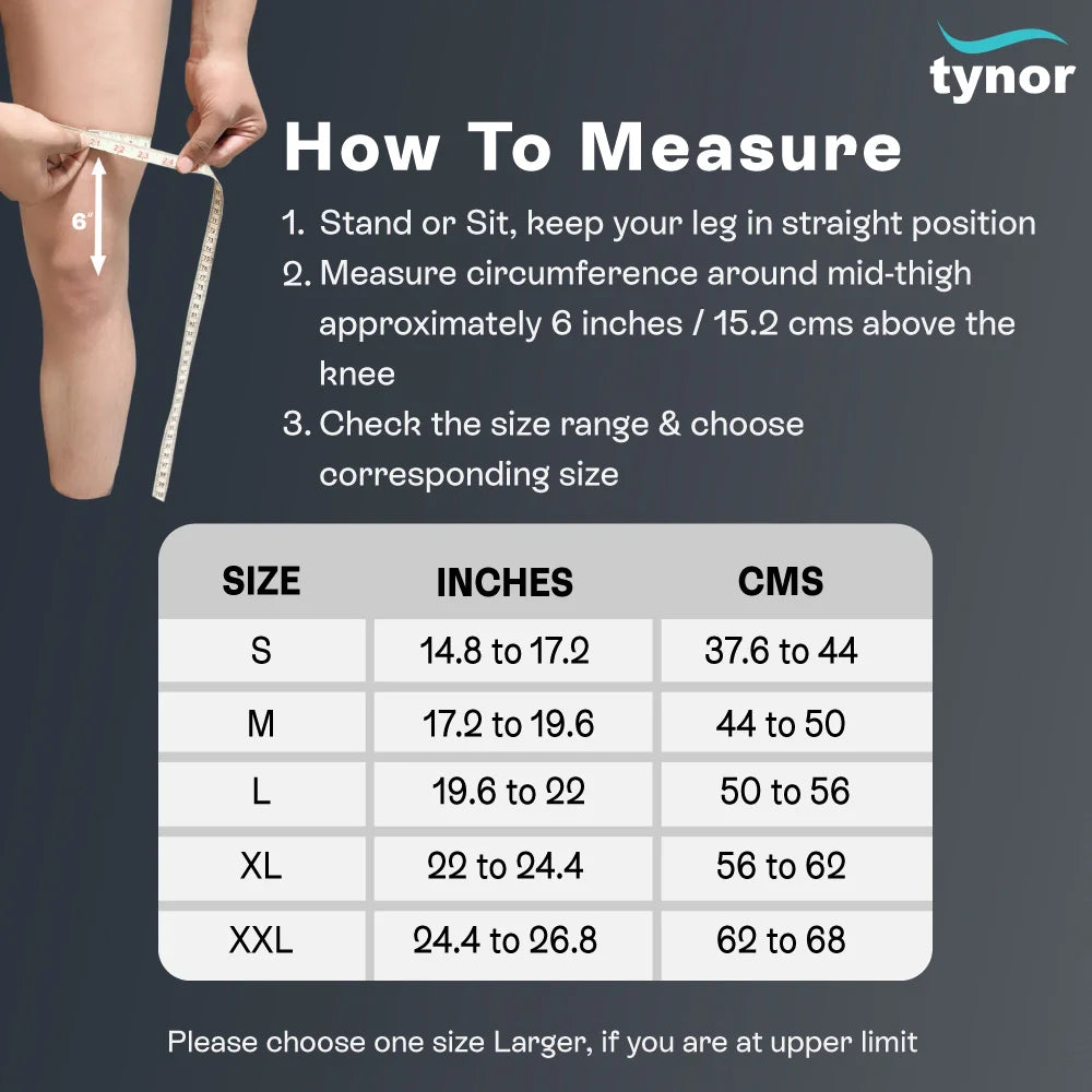 Tynor Knee Cap Patellar Ring D07 | Flexible Patellar Support Sleeve
