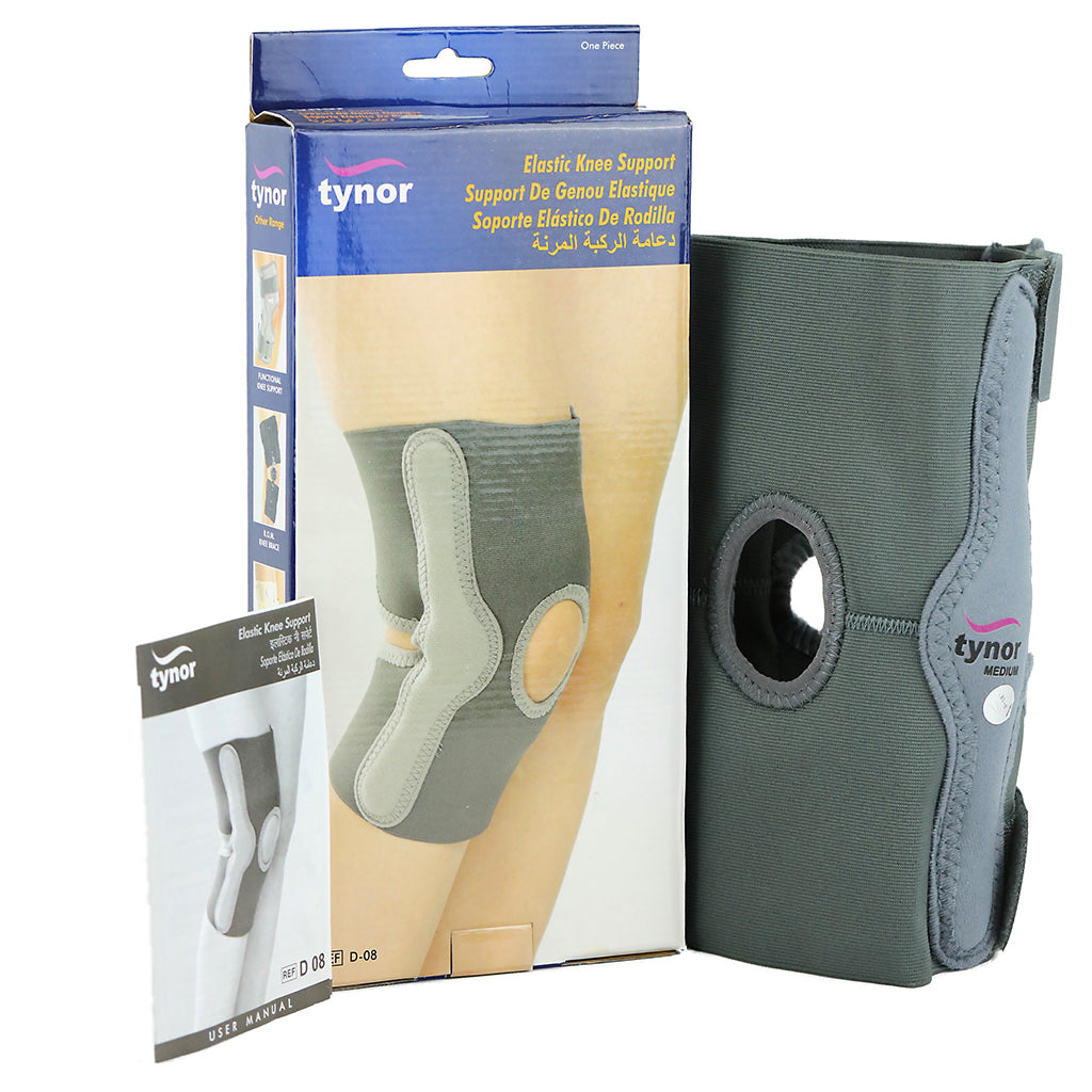 Tynor Elastic Knee Support D08 | Wrap-Around Hinged Knee Support