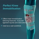 Tynor Knee Immobiliser 14" (36cm) D13 | Rigid Full-Leg Knee Brace
