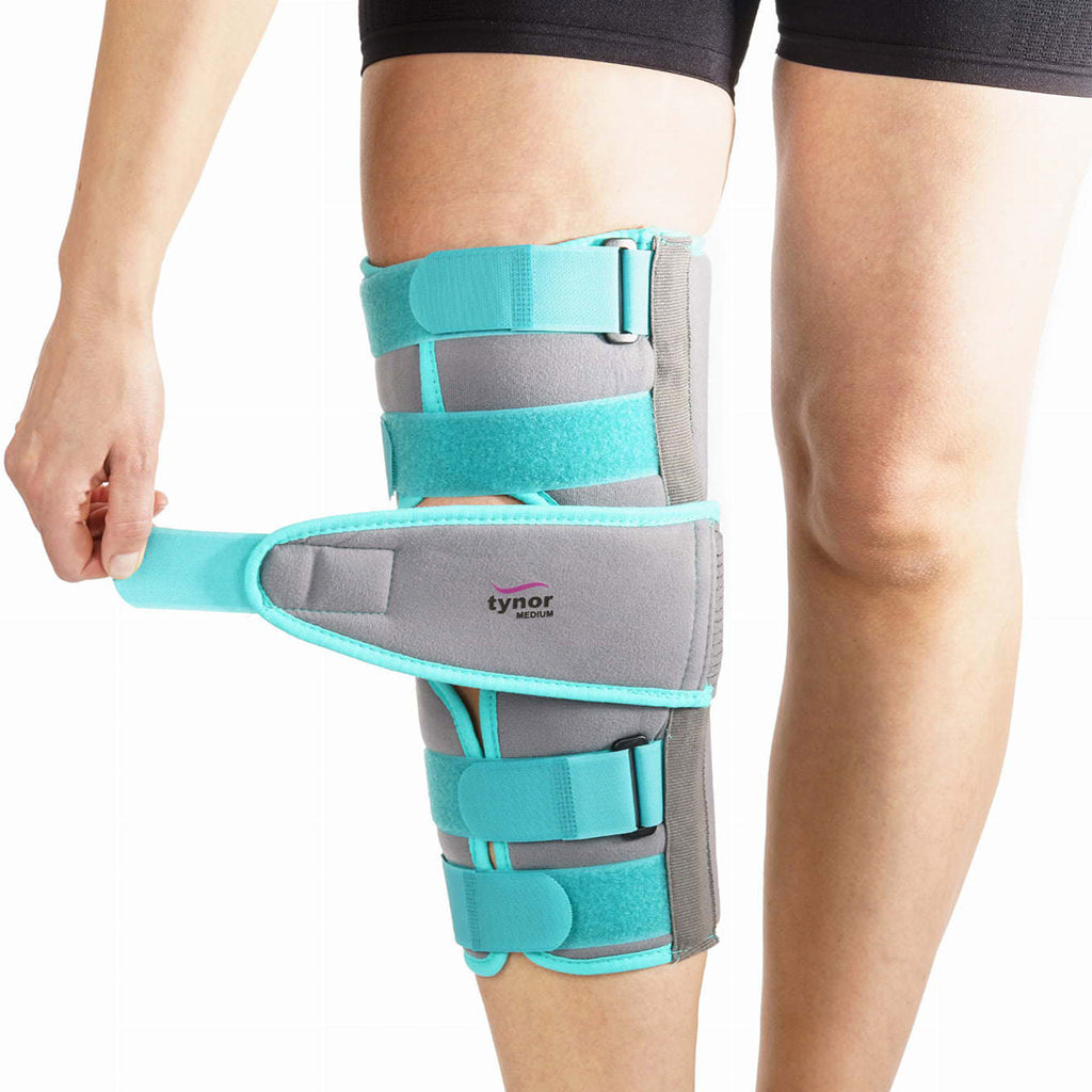 Tynor Knee Immobiliser 14" (36cm) D13 | Rigid Full-Leg Knee Brace