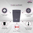 Tynor Thigh & Hamstring Support D14 | Compression Sleeve