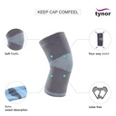 Tynor Knee Cap Comfeel Pair D23 | Premium Breathable Knee Compression