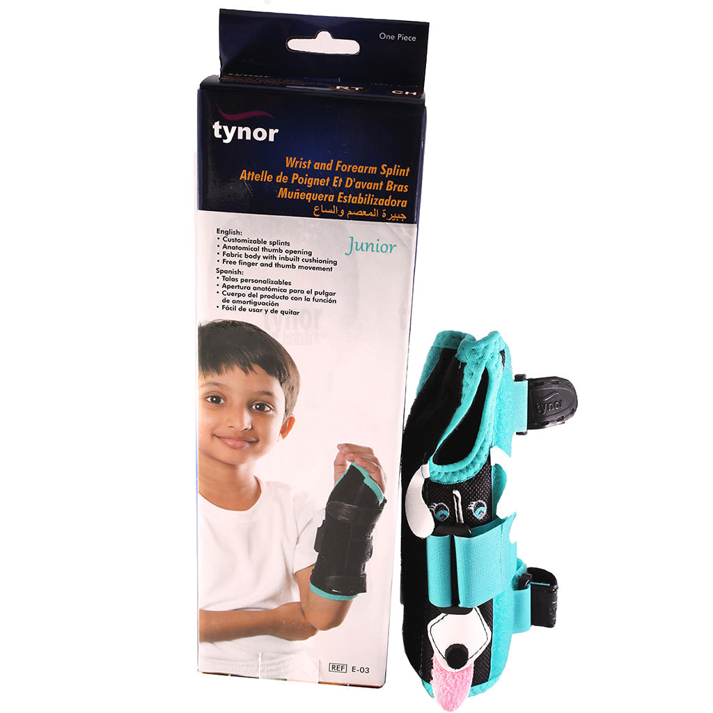 Tynor Wrist Forearm Splint E03 Child | Reinforced Wrist Immobilisation Splint