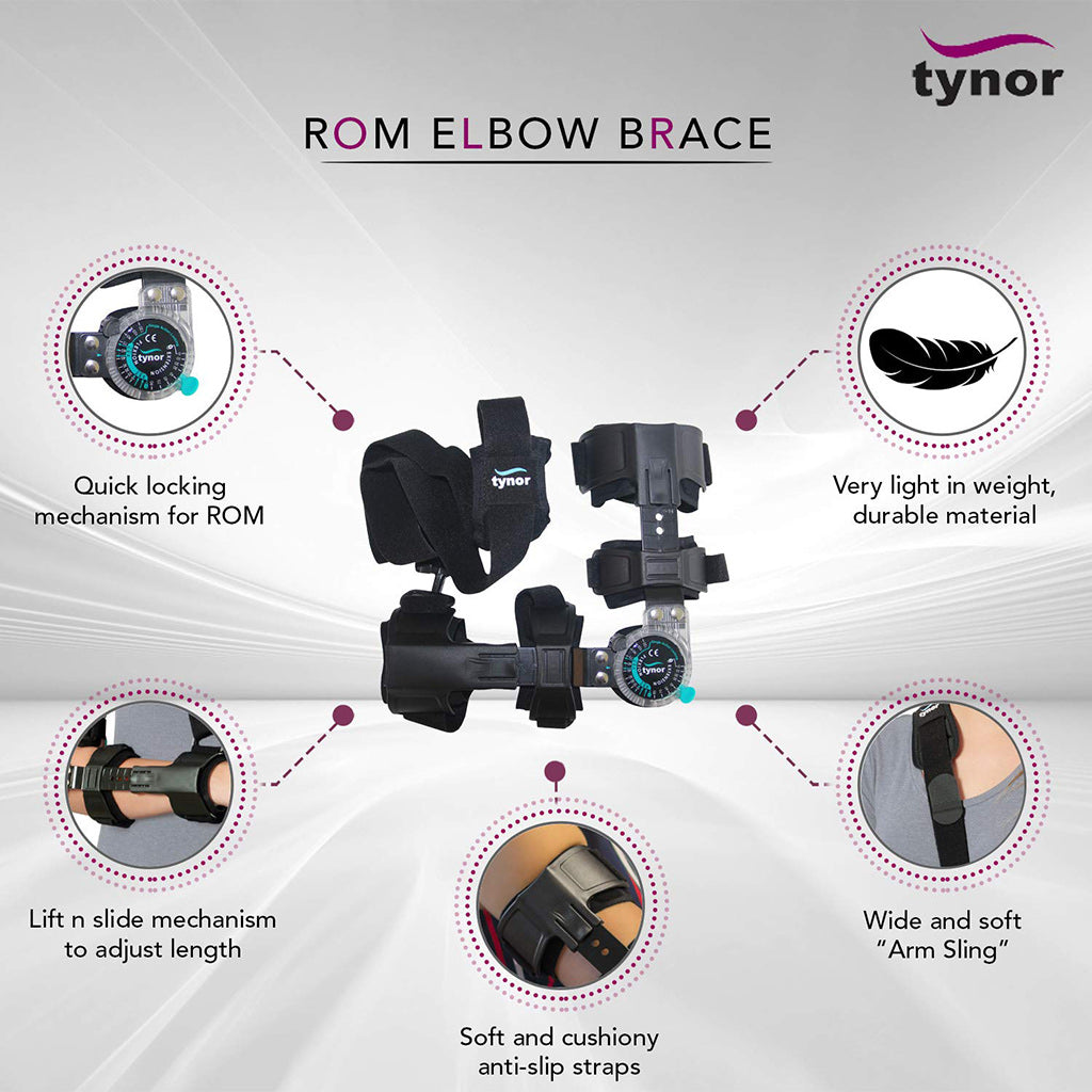 Tynor ROM Elbow Brace E46 | Range of Motion Elbow Control Brace