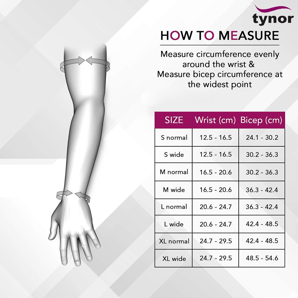 Tynor Compression Arm Sleeve I74 | Class 2 Graduated Support