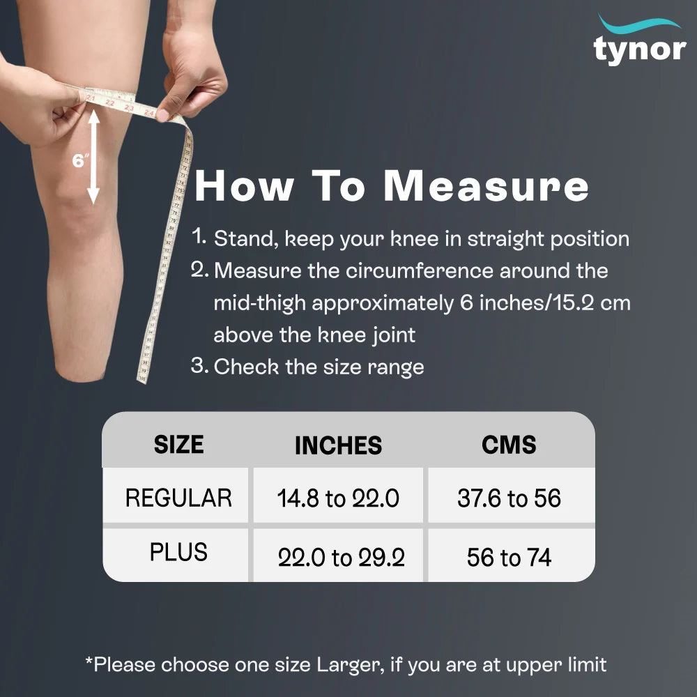 Tynor Knee Wrap Neoprene J05 | Open Patella Neoprene Knee Wrap