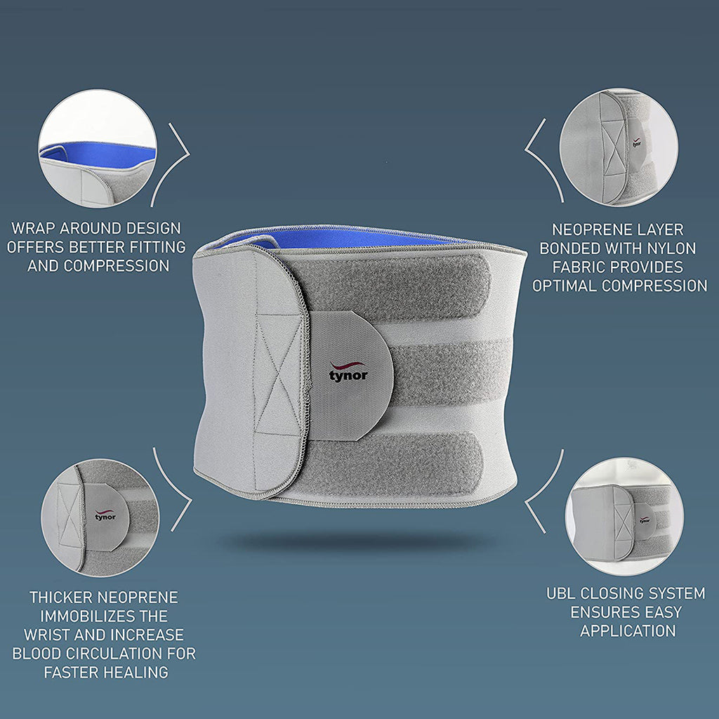 Tynor Abdominal Wrap J06 | Neoprene Hernia Belt