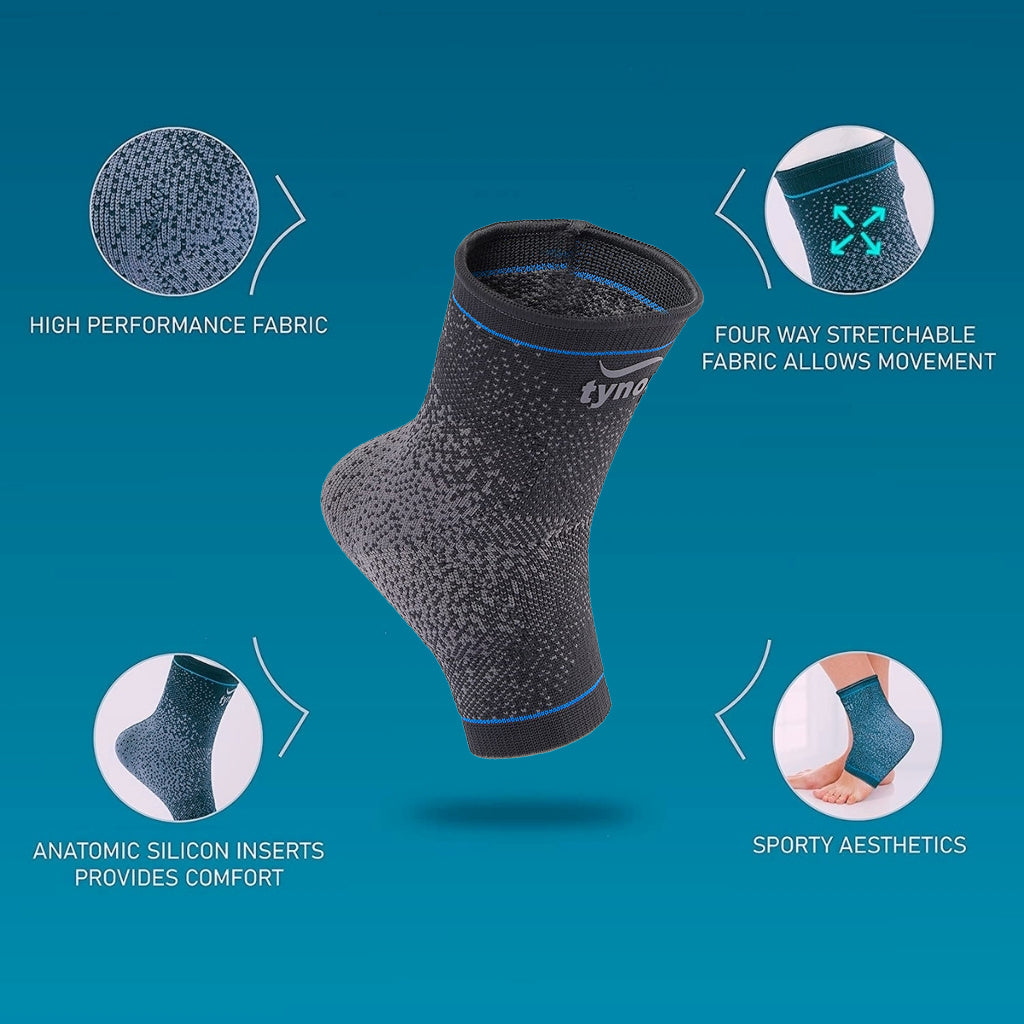 Tynor Ankle Support Urbane D18 | Gel Sleeve