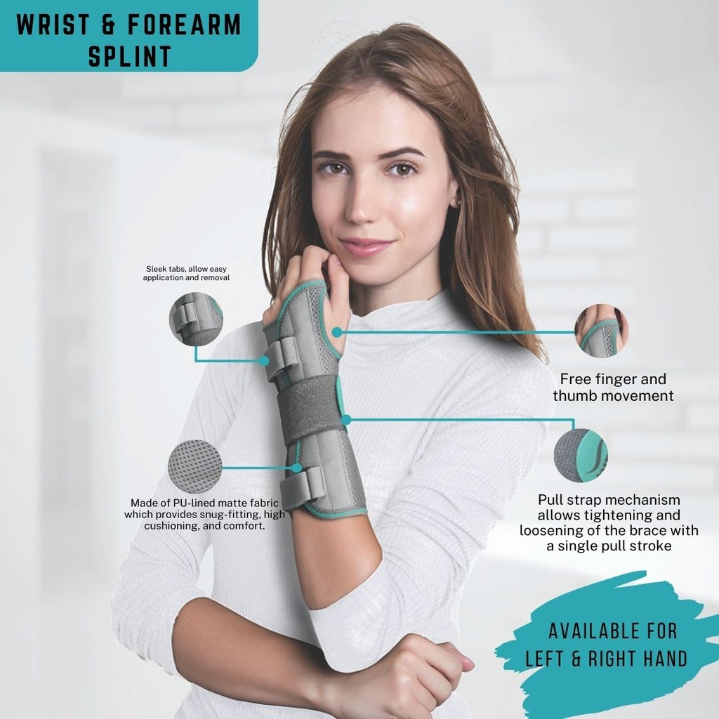 Tynor Wrist Forearm Splint E03 | Reinforced Wrist Immobilisation Splint